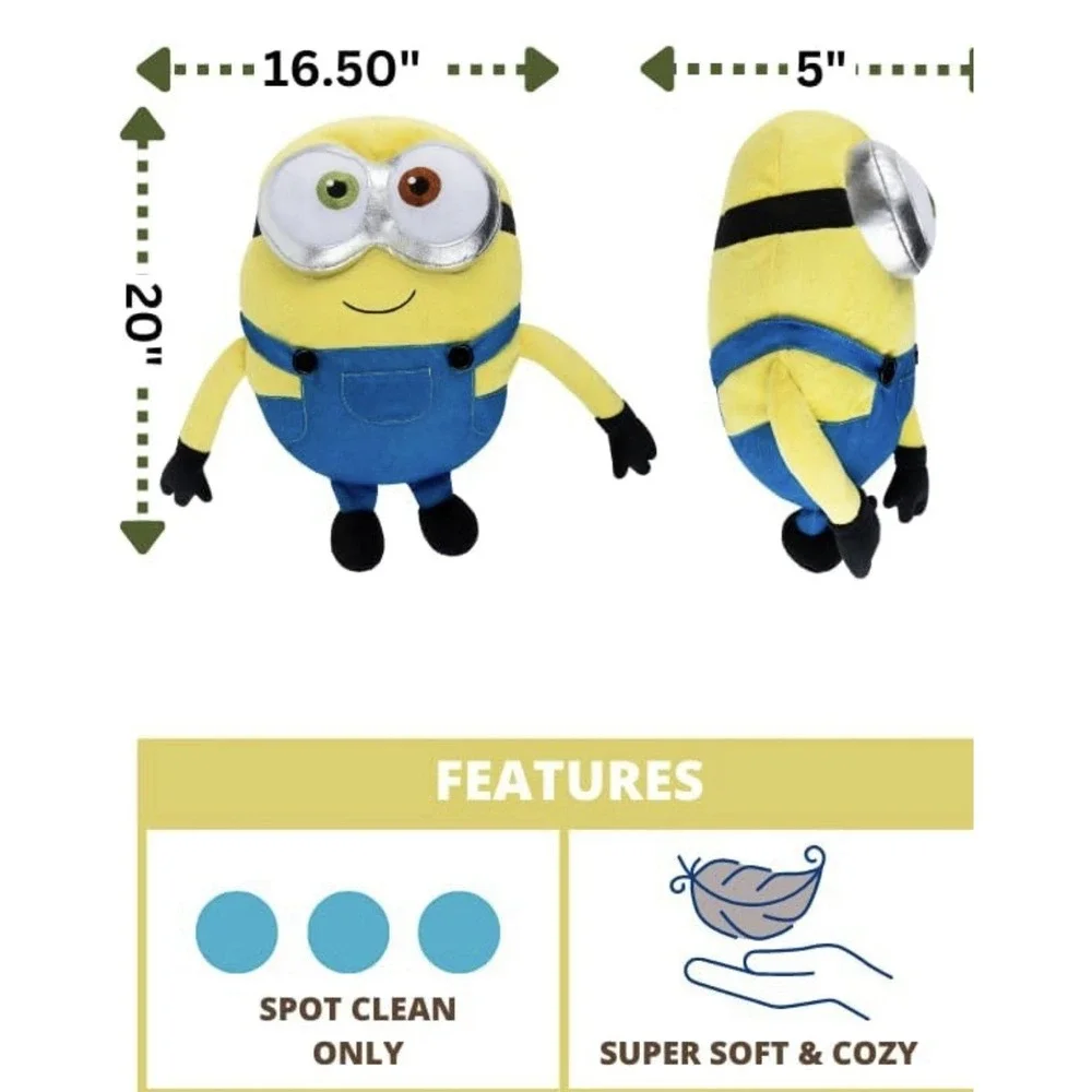 Minions Bob Plush Cuddle Buddy Pillow 